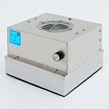 Mini Fan Filter Unit; Reverse-Flow, Low Profile, 12 W x 12 D x 8 H, ULPA, 120 V, Stainless Steel